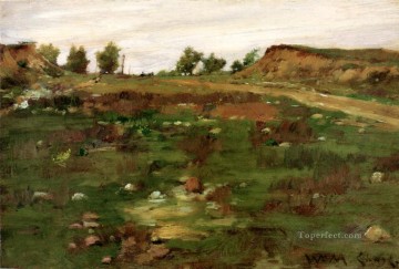  Shin Pintura al %c3%b3leo - Shinnecock Hills 1895 impresionismo paisaje de William Merritt Chase